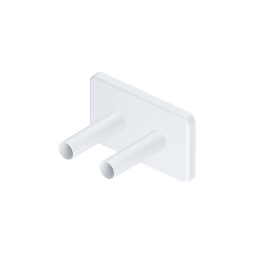 Volaro zestaw maskujący do zaworów grzejnikowych, biały mat na Arena.pl