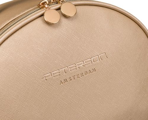 kosmetyczka damska w typie kuferka ze skóry ekologicznej - peterson na Arena.pl