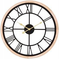 Elegancki zegar ścienny MDF wycinany XL Ø 50 cm