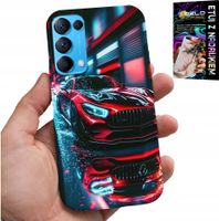 ETUI DO OPPO RENO5 4G 5G - LUKSUSOWE SPORTOWE SAMOCHODY AUTO FAN