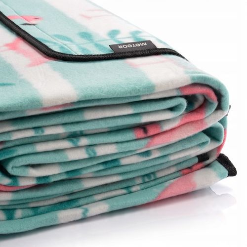 KOC PIKNIKOWY METEOR 150x190 ALU FLAMINGI 3 warstwowy kompaktowy na rzep na Arena.pl