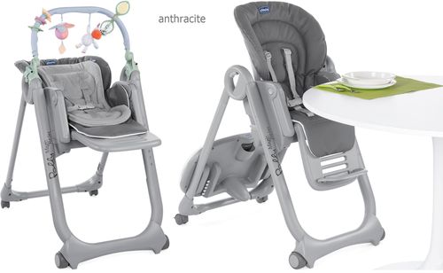 Chicco Polly Magic Relax Krzesełko+Leżak kol. Graphite na Arena.pl
