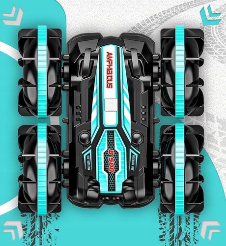 SAMOCHÓD ZDALNIE STEROWANY RC GESTAMI AMFIBIA 2 PILOTY 4x4 360° PŁYWAJĄCY na Arena.pl