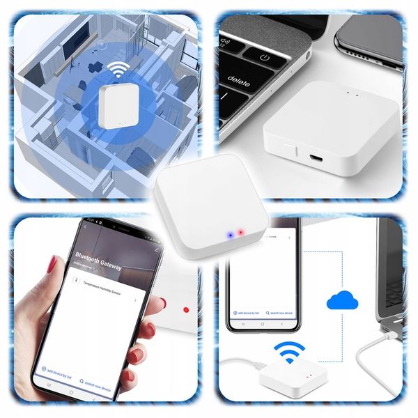 BRAMKA ZigBee 3.0 BRAMA Centrala Centralka SMART LIFE WIFI Centralka zdjęcie 2