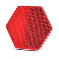 Odblask przyklejany czerwony tył 1203