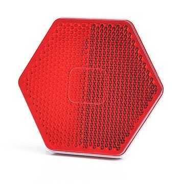 Odblask przyklejany czerwony tył 1203 zdjęcie 1