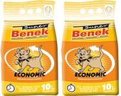 Super Benek Economic 20L Zbrylający Żwirek dla Kota Bentonitowy