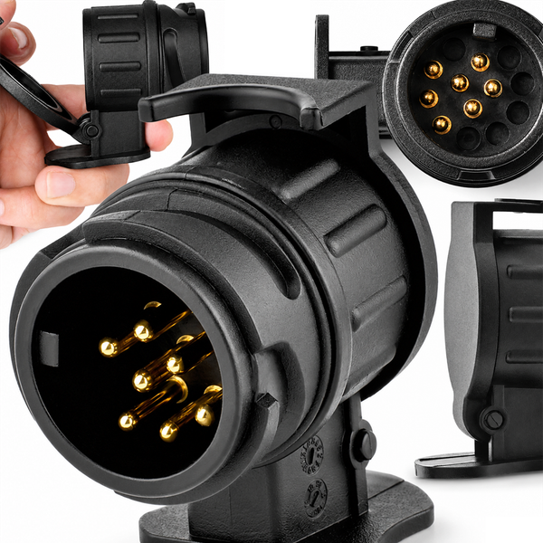 Adapter Redukcja Przejściówka gniazdo hak 13/7 PIN zdjęcie 2