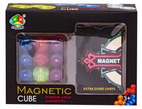 UKŁADANKA LOGICZNA MAGNETYCZNA KOSTKA + TALIA KART