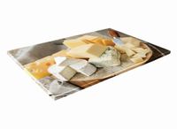 SZKLANA DESKA KUCHENNA 40x30 186b Sery na pniu