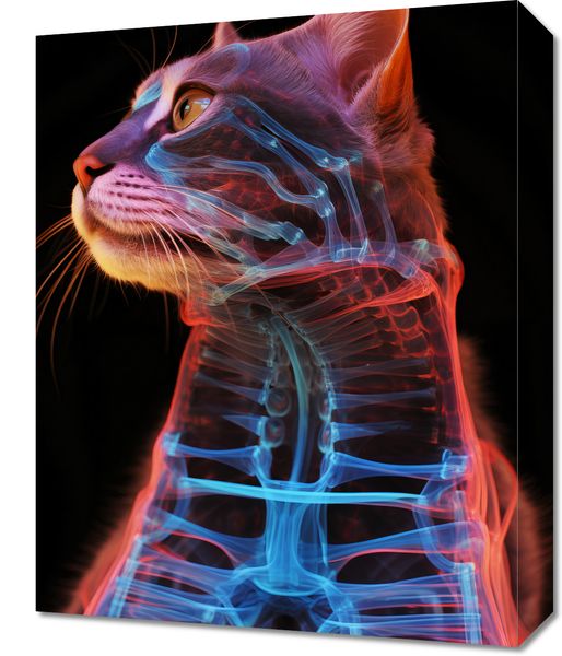 Obraz 40x50cm Anatomia Kota zdjęcie 1