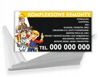 Wizytówki reklamowe 200 szt dużo wzorów KOMPLEKSOWE REMONTY