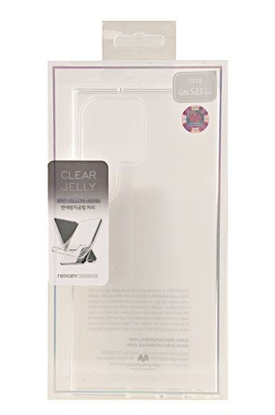 Etui Mercury Goospery Jelly Case do Samsung Galaxy S23 Ultra przezroczysty zdjęcie 4