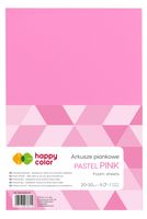 pianka happy color jednokolorowa 20x30 cm 5 ark - pastelowa różowa
