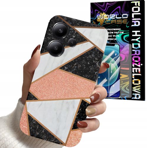 ETUI CASE DO XIAOMI NOTE 13 PRO PLUS 4G - GEOMETRYCZNE WZORY KOBIET + FOLIA na Arena.pl