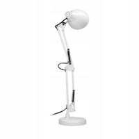 LAMPA BIURKOWA DIAN 60W E27 STAL, BIAŁA DL-1/W VIRONE