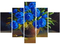 OBRAZ BUKIET KWIATÓW STOLE