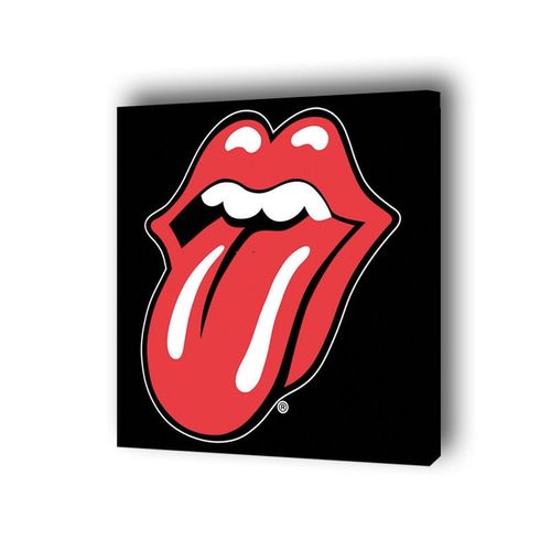 The Rolling Stones Lips - obraz na płótnie 40x40 cm na Arena.pl