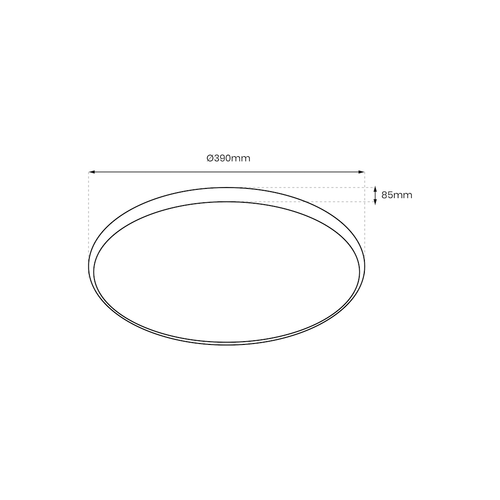Plafoniera RINGO RGBW 36W  Ø390 mm na Arena.pl