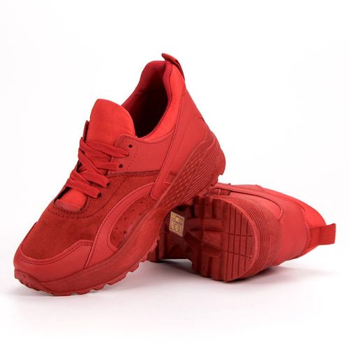 Czerwone Sneakersy Na Platformie r.39 na Arena.pl
