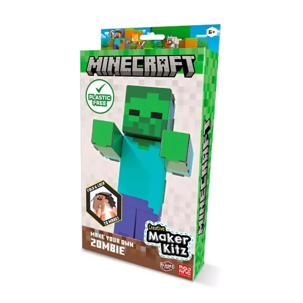 Minecraft zbuduj figurkę Zombie zdjęcie 1