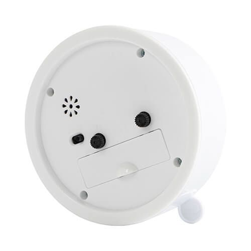 Budzik do sublimacji - biały zdjęcie 3