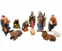 FIGURY DO SZOPKI BOŻONARODZENIOWEJ 12 CM KOMPLET 10 FIGUR