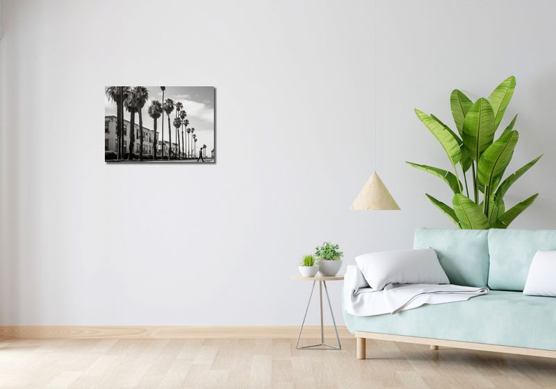 Obraz 60x40cm Spacer w Cieniu Palm zdjęcie 2