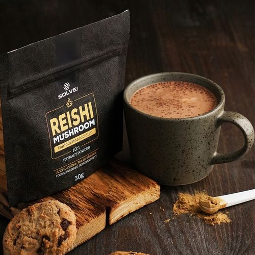 Reishi Ganoderma lucidum 30G SOLVE LABS Ekstrakt na Arena.pl
