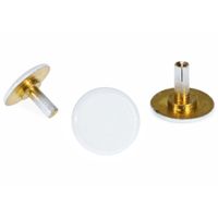 ZAŚLEPKA do mechanizmu zegara zastępuje sekundnik biała 1szt.