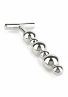 mr. steel steel thruster stalowy masażer z uchwytem t, 25 cm