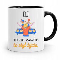 Dla Dja Muzyka Kubek Czarny To Styl Życia Z Nadrukiem Ze Zdjęciem