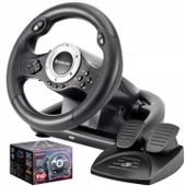 Kierownica do PC, PS4, XBOX ONE, XBOX Series X/S, NITENDO Wibracje Pedały