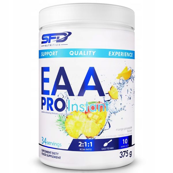 SFD EAA PRO INSTANT 375g AMINOKWASY EGZOGENNE BCAA zdjęcie 1