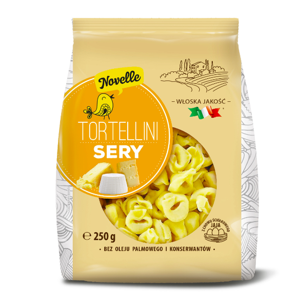 MAKARON NOVELLE TORTELLINI SERY 250G zdjęcie 1