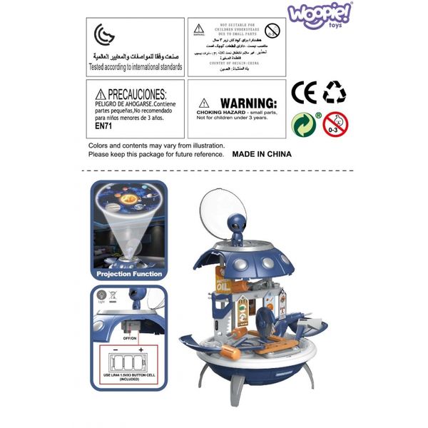 WOOPIE Warsztat 3w1 Plecak Projektor UFO 52 el. zdjęcie 7