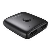 Adapter HDMI dwukierunkowy splitter - czarny
