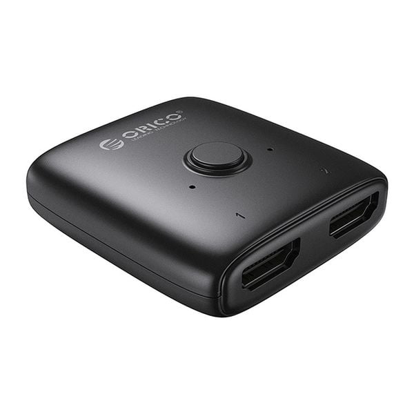 Adapter HDMI dwukierunkowy splitter - czarny zdjęcie 1