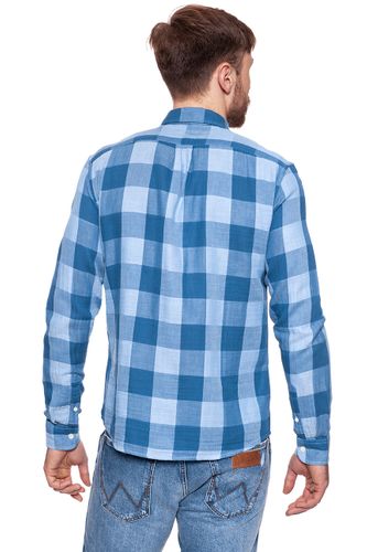 WRANGLER LS 1PKT BUTTON DOWN CHAMBRAY BLUE W5874OQUV L na Arena.pl