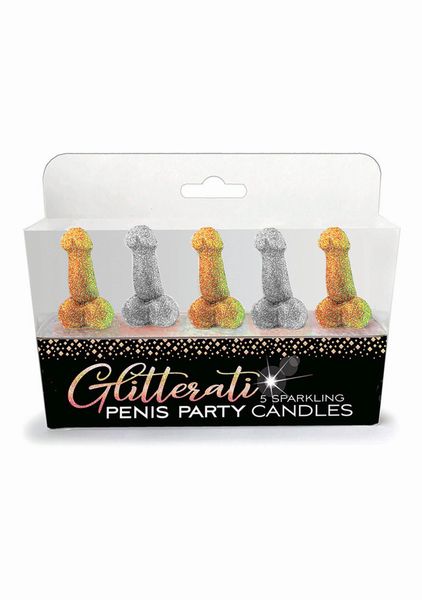 Glitterati Penis, Candle Set zdjęcie 1