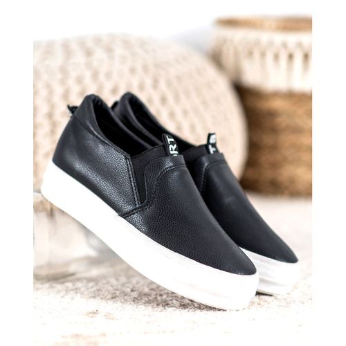 Czarne Buty Slip On r.39 na Arena.pl