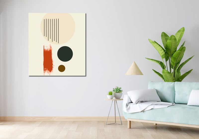 Obraz 90x100cm Symetryczna Struna zdjęcie 2