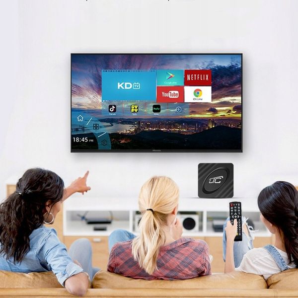 SMART BOX TV 4K ANDROID PRZYSTAWKA DEKODER BT NETFLIX YOUTUBE ITP. zdjęcie 5