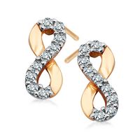 Złote kolczyki Staviori