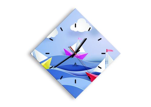 Zegar Ścienny - Statek Rysunek - 30X30 Cm - C3Ad30X30-2964 na Arena.pl