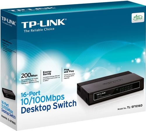 Tp-Link Tl-Sf1016D Switch 16X10/100Mbps na Arena.pl