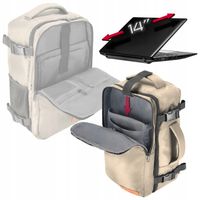 PLECAK PODRÓŻNY 40X20X25 DO SAMOLOTU RYANAIR LEKKI BAGAŻ PODRĘCZNY KABINOWY