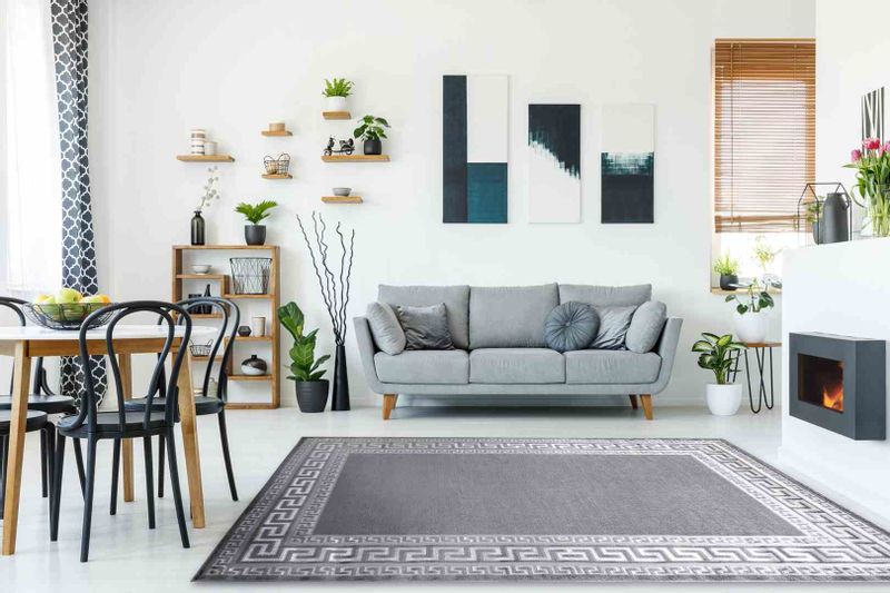 RUG/LU/TREX/CLOVER/DARKGREY/160x220 zdjęcie 2