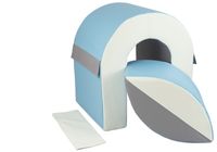 Tunel komplet 2 dużych klocków kształtek piankowych do żłobków przedszkoli