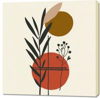 Obraz 100x100cm Kontrast w Botanice